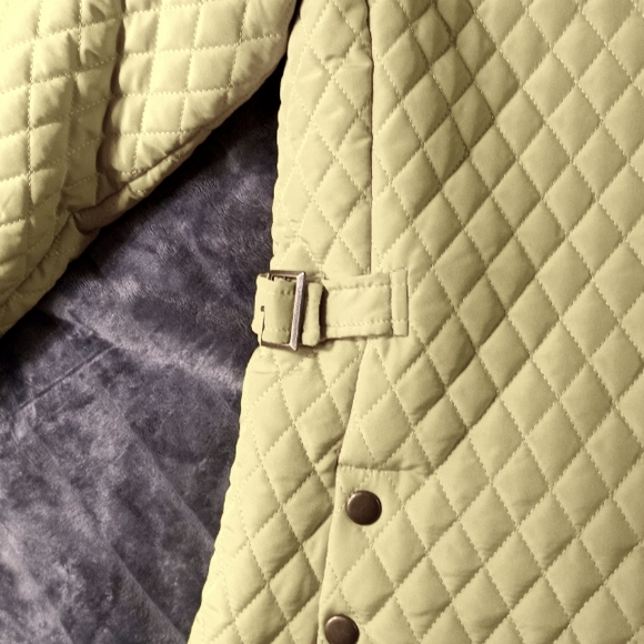 Peck & Peck Light Green Quilted Jacket - Picture 11 of 14